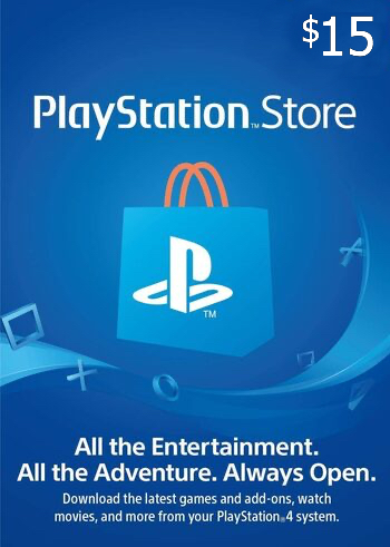 PlayStation Gift Card: $15 off PSN online code