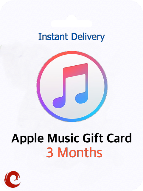 Apple Music Gift Card 3 Months Subscription - US Store