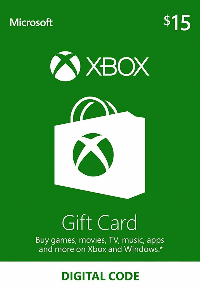 Xbox Live Gift Card $15 - CA Account