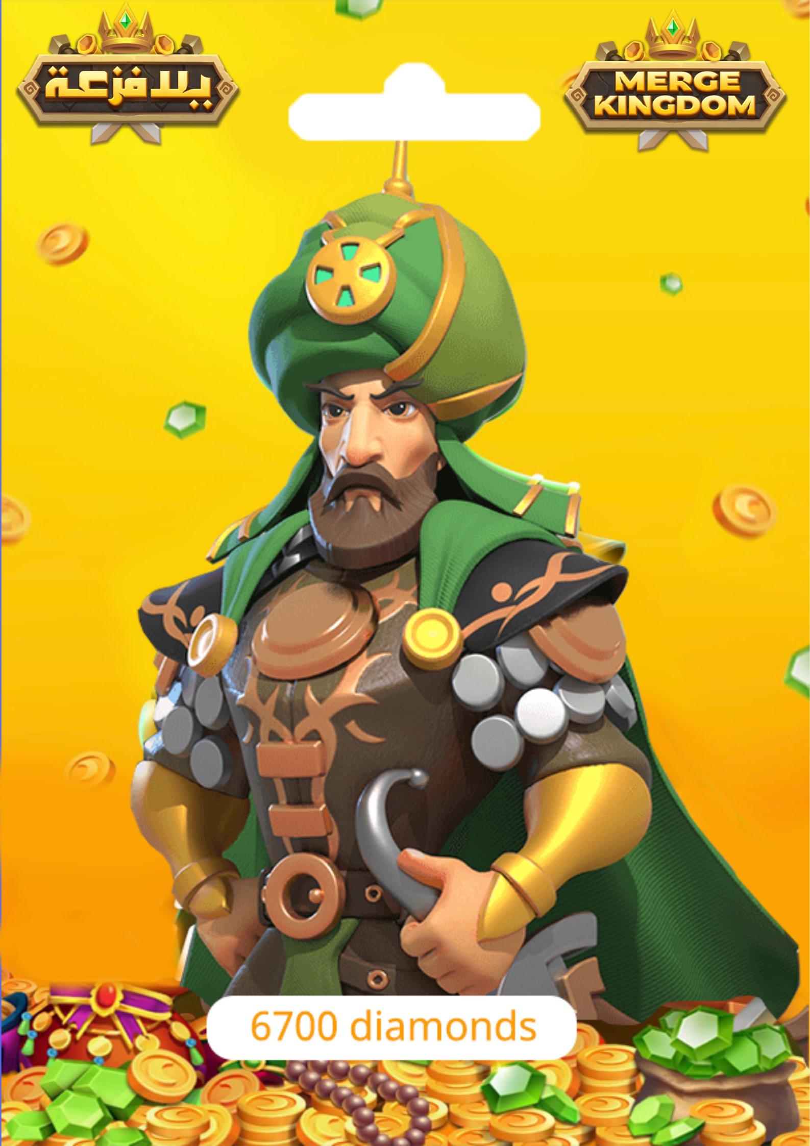 Merge Kingdom Warlords - 6700 Diamonds (INT)