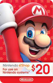 Nintendo eShop Gift Card $20 - US Account