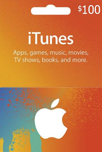 iTunes 100 USD Gift Card