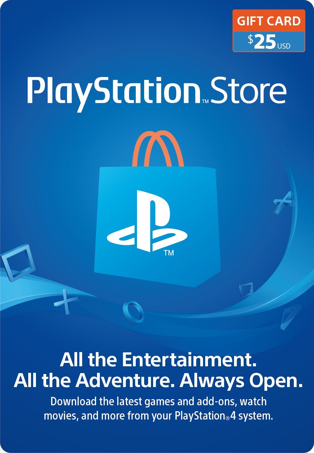 PlayStation Card $25 - US Account - CardzStore