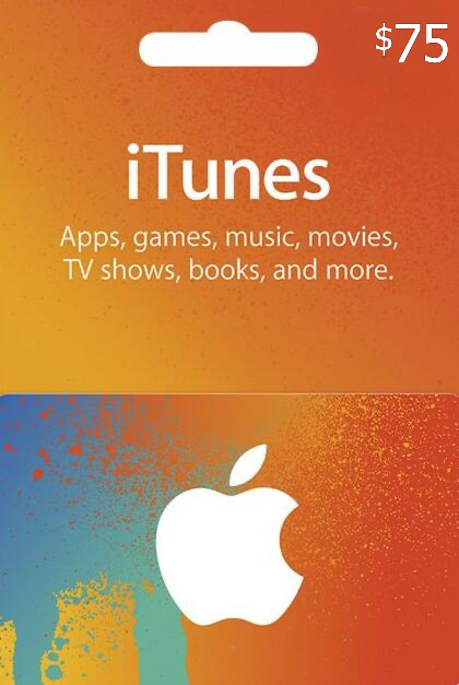 iTunes Gift Card $75 - US Store